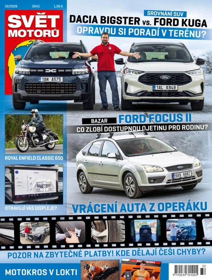 E-magazín Svět motorů - 32/2026 - CZECH NEWS CENTER a. s.