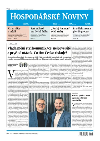 E-magazín HN 148 - 4.8.2026 - Economia, a.s.