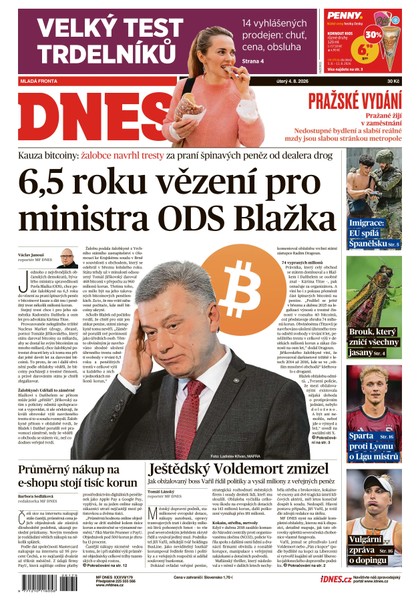 E-magazín MF DNES - 04.08.2026 - MAFRA, a.s.