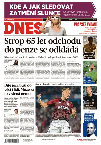 E-magazín MF DNES - 05.08.2026 - MAFRA, a.s.