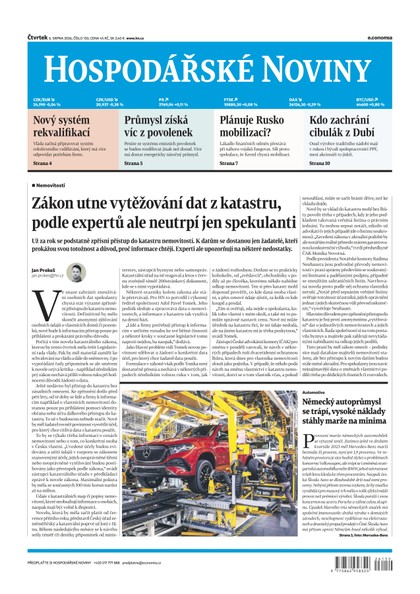 E-magazín HN 150 - 6.8.2026 - Economia, a.s.