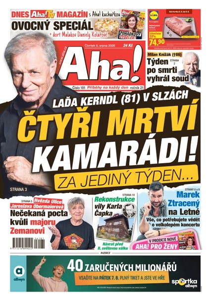 E-magazín AHA! - 06.08.2026 - CZECH NEWS CENTER a. s.