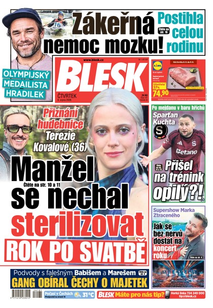 E-magazín Blesk - 06.08.2026 - CZECH NEWS CENTER a. s.