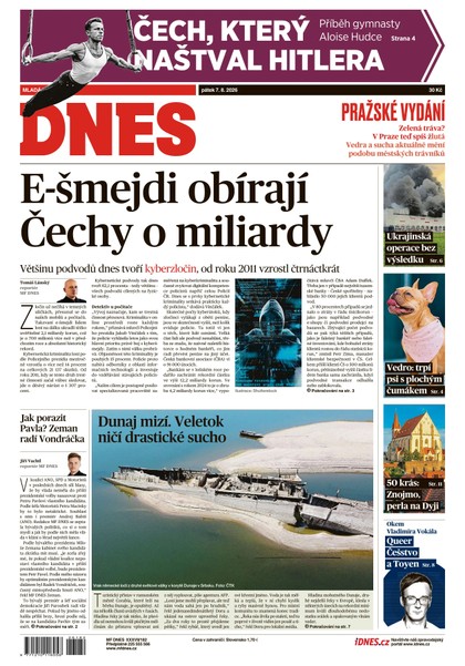E-magazín MF DNES - 07.08.2026 - MAFRA, a.s.