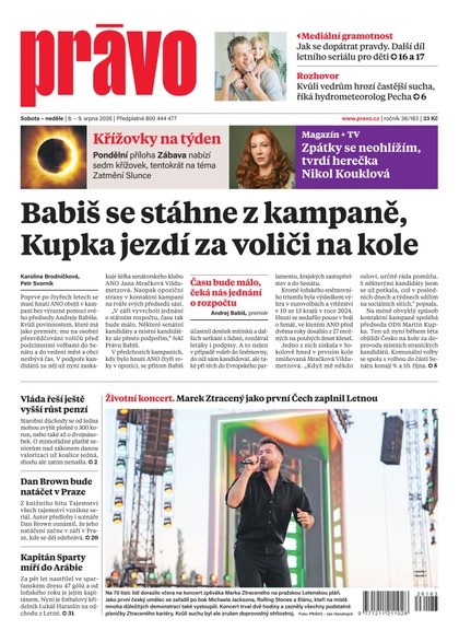 E-magazín Deník Právo - 8.8.2026 - Borgis, a.s.