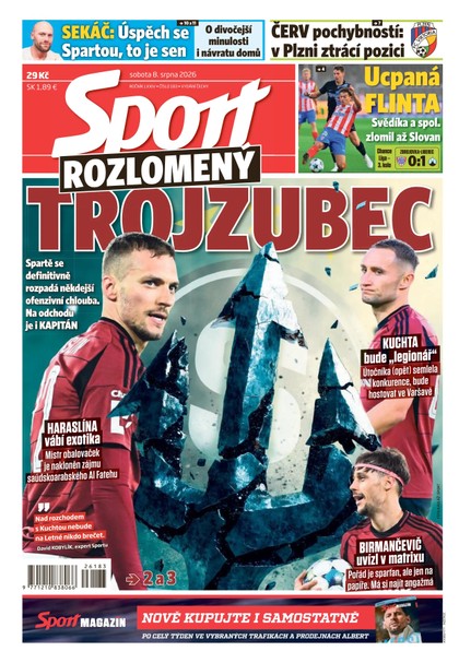 E-magazín Sport - 08.08.2026 - CZECH NEWS CENTER a. s.