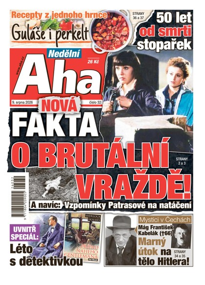 E-magazín NEDĚLNÍ AHA! - 09.08.2026 - CZECH NEWS CENTER a. s.