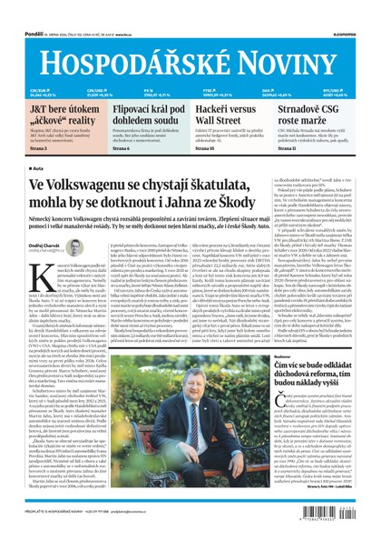 E-magazín HN 152 - 10.8.2026 - Economia, a.s.