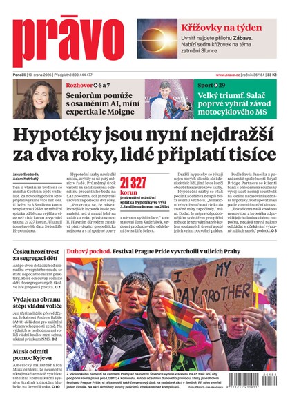 E-magazín Deník Právo - 10.8.2026 - Borgis, a.s.