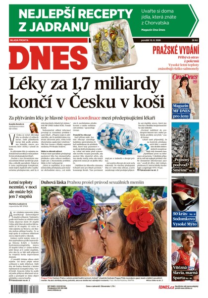 E-magazín MF DNES - 10.08.2026 - MAFRA, a.s.