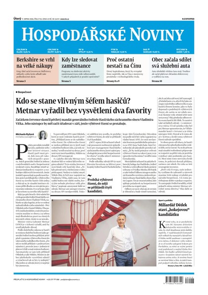 E-magazín HN 153 - 11.8.2026 - Economia, a.s.