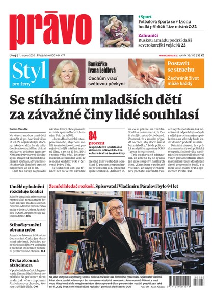 E-magazín Deník Právo - 11.8.2026 - Borgis, a.s.