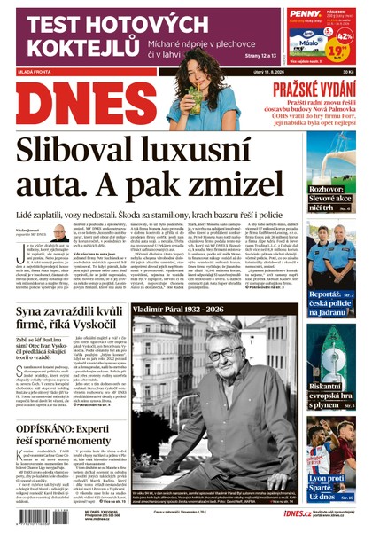 E-magazín MF DNES - 11.08.2026 - MAFRA, a.s.
