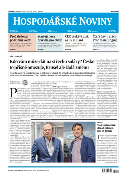 E-magazín HN 154 - 12.8.2026 - Economia, a.s.