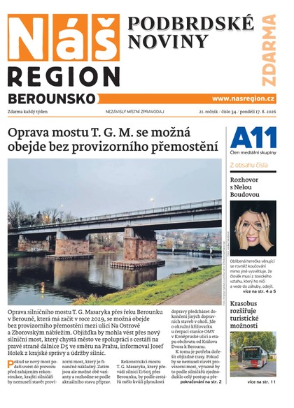 E-magazín Náš Region - Berounsko 34/2026 - A 11 s.r.o.