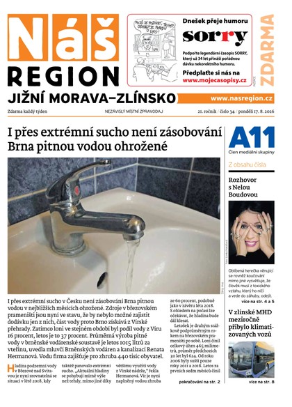 E-magazín Náš Region - Jižní Morava/Zlínsko 34/2026 - A 11 s.r.o.