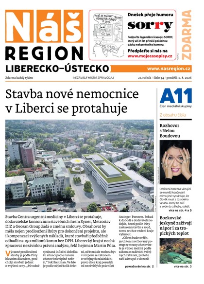 E-magazín Náš Region - Liberecko 34/2026 - A 11 s.r.o.