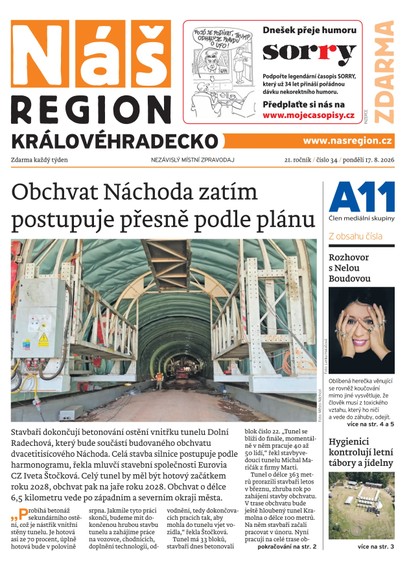 E-magazín Náš Region - Královéhradecko 34/2026 - A 11 s.r.o.
