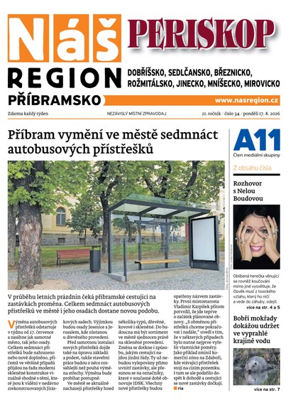 E-magazín Náš Region - Příbramsko 34/2026 - A 11 s.r.o.