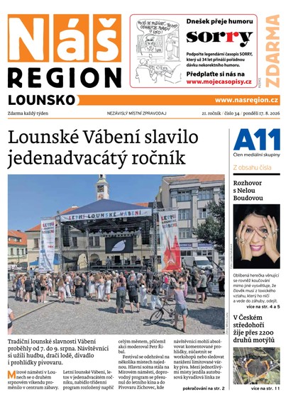 E-magazín Náš Region - Lounsko 34/2026 - A 11 s.r.o.