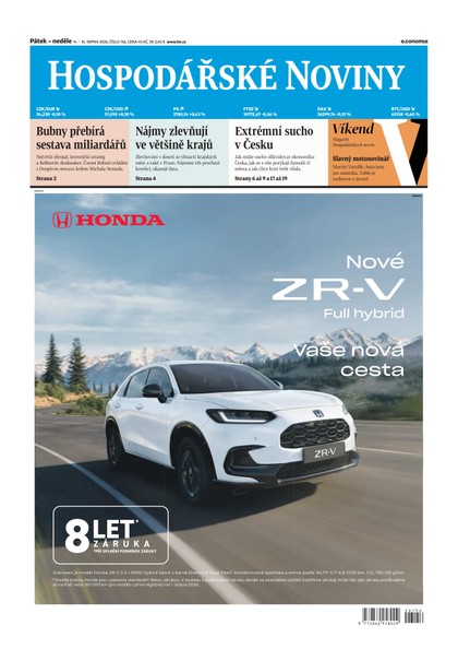 E-magazín HN 156 - 14.8.2026 - Economia, a.s.