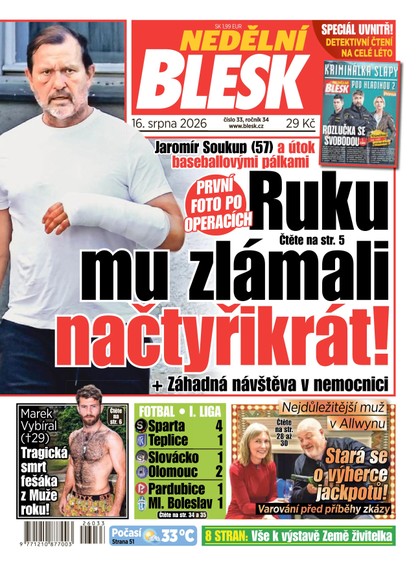E-magazín NEDĚLNÍ BLESK - 16.08.2026 - CZECH NEWS CENTER a. s.