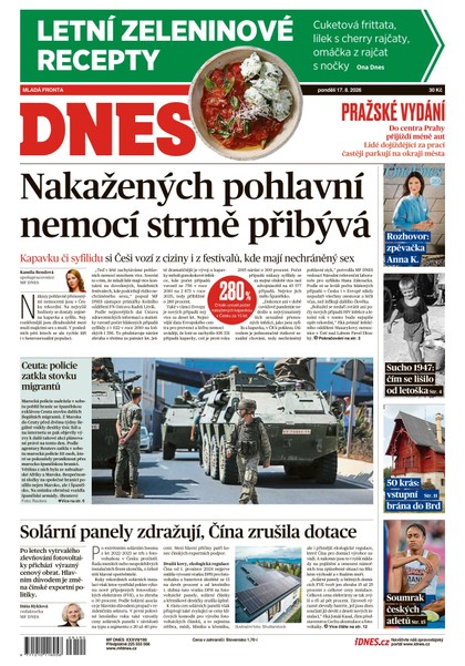 E-magazín MF DNES - 17.08.2026 - MAFRA, a.s.