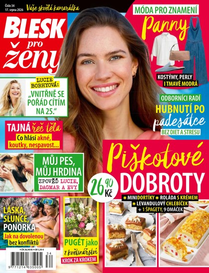 E-magazín BLESK PRO ŽENY - 34/2026 - CZECH NEWS CENTER a. s.