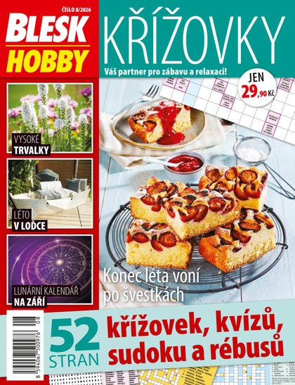 E-magazín Blesk Hobby KŘÍŽOVKY - 08/2026 - CZECH NEWS CENTER a. s.