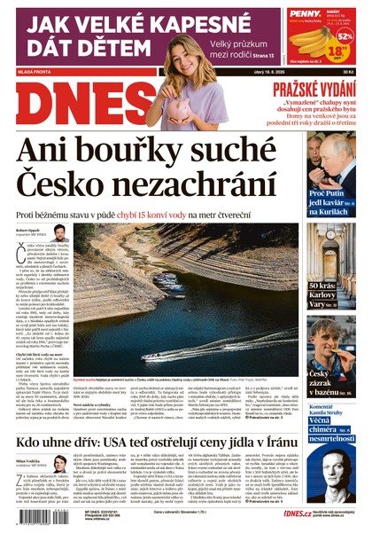 E-magazín MF DNES - 18.08.2026 - MAFRA, a.s.