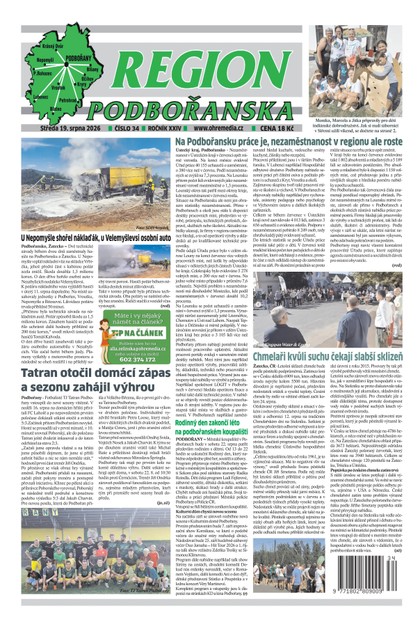 E-magazín Region Podbořanska č. 34/2026 - Ohře Media