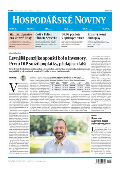 E-magazín HN 159 - 19.8.2026 - Economia, a.s.