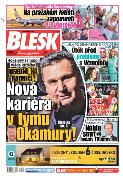 E-magazín Blesk - 19.08.2026 - CZECH NEWS CENTER a. s.