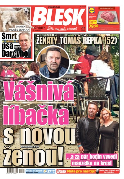 E-magazín Blesk - 20.08.2026 - CZECH NEWS CENTER a. s.