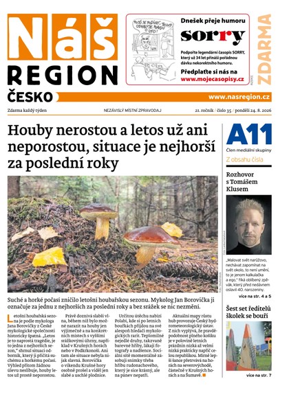 E-magazín Náš Region - Česko 35/2026 - A 11 s.r.o.