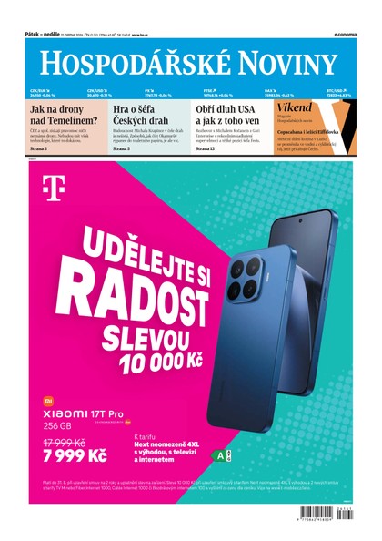 E-magazín HN 161 - 21.8.2026 - Economia, a.s.