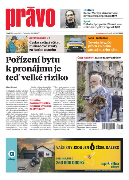 E-magazín Deník Právo - 21.8.2026 - Borgis, a.s.