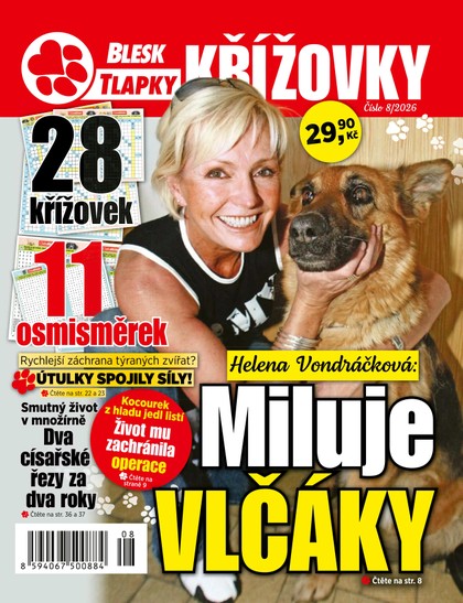 E-magazín  Blesk Tlapky Křížovky - 08/2026 - CZECH NEWS CENTER a. s.