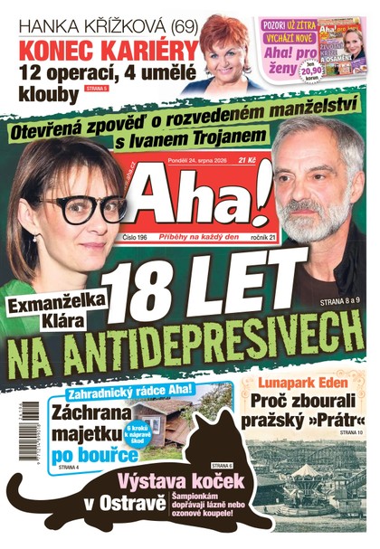 E-magazín AHA! - 24.08.2026 - CZECH NEWS CENTER a. s.