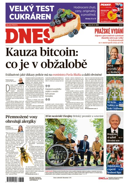 E-magazín MF DNES - 25.08.2026 - MAFRA, a.s.