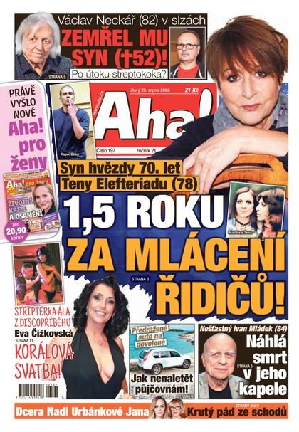 E-magazín AHA! - 25.08.2026 - CZECH NEWS CENTER a. s.
