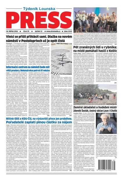 E-magazín Lounský Press č. 35/2026 - Ohře Media