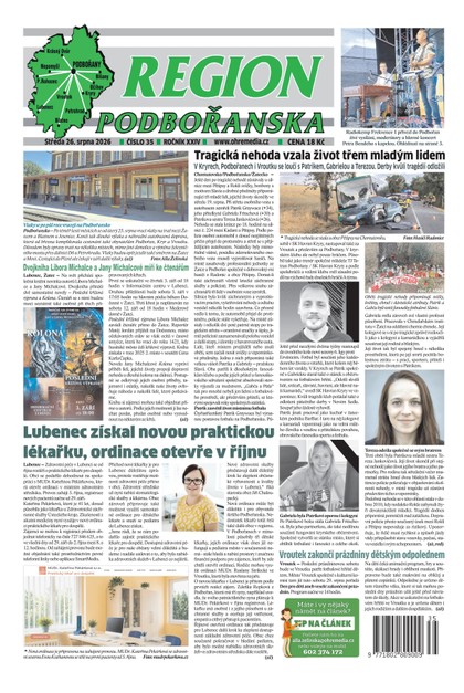 E-magazín Region Podbořanska č. 35/2026 - Ohře Media