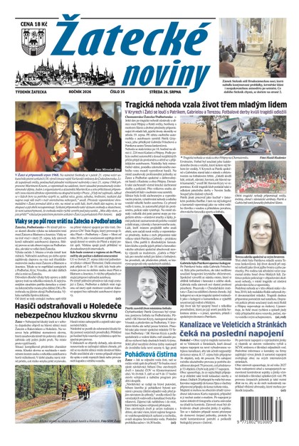 E-magazín Žatecké noviny č. 35/2026 - Ohře Media