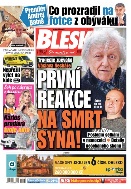 E-magazín Blesk - 26.08.2026 - CZECH NEWS CENTER a. s.