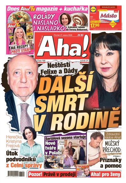 E-magazín AHA! - 27.08.2026 - CZECH NEWS CENTER a. s.