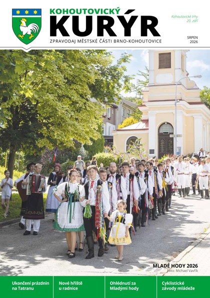 E-magazín Kohoutovický Kurýr 08/2026 - Městská část Brno Kohoutovice