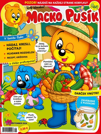 E-magazín Macko Pusík 9/2026 - Pražská vydavatelská společnost