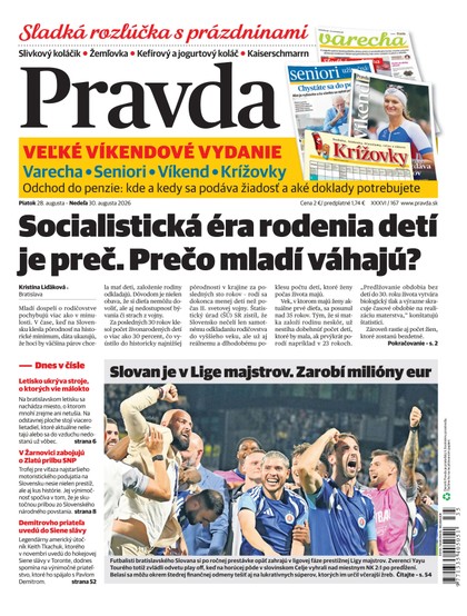 E-magazín Denník Pravda 28. 08. 2026 - OUR MEDIA SR a. s.