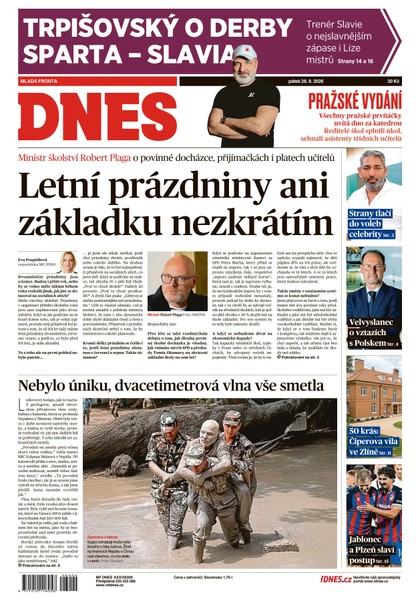 E-magazín MF DNES - 28.08.2026 - MAFRA, a.s.